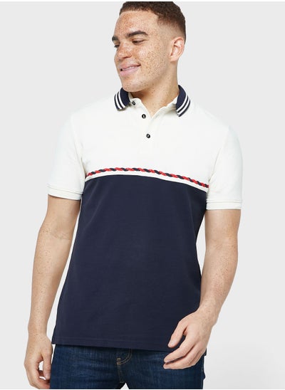 Buy Essential Color Block Polo in UAE