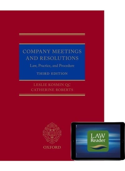 Buy Company Meetings and Resolutions (Digital Pack): Law, Practice, and Procedure in UAE