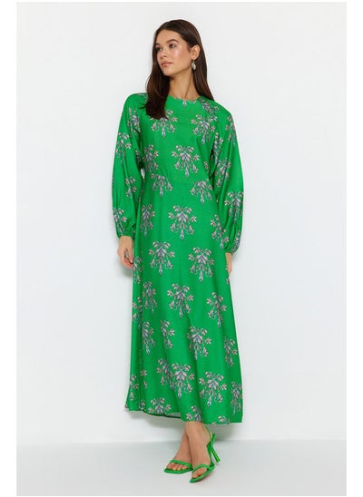 اشتري Woman Modest Dress Green في مصر