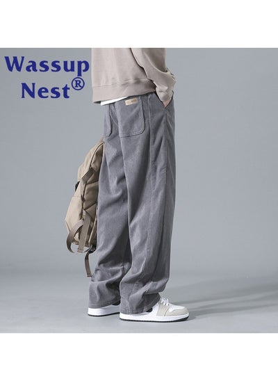 Buy New WASSUP NEST Fashion Straight Casual Pants in Saudi Arabia