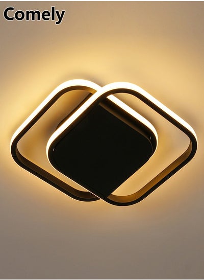 Buy LED Ceiling Light, Modern Square Ceiling Light Fixture, for Living Room, Hallway, Kitchen, Bedroom in Saudi Arabia