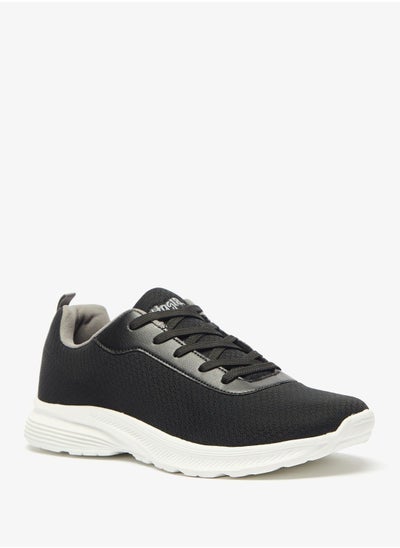 Buy Textured Mens' Sports Shoes with Lace-Up Closure in UAE