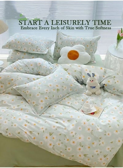 اشتري 3PCS Comforter Set for Kids Children's Duvet Cover Set Double-Sided Color Skin-friendly Bedding Set في السعودية