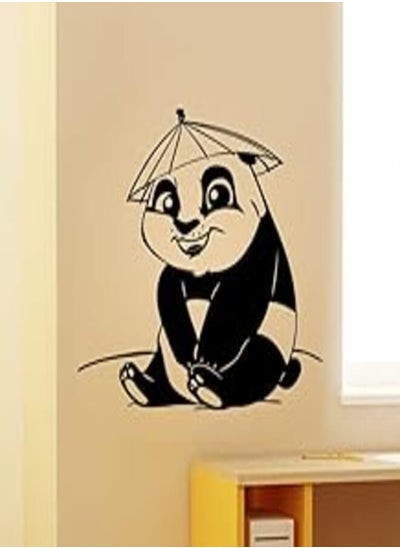 Buy Decorative wall sticker - Panda baby with hat (60X60cm) in Egypt