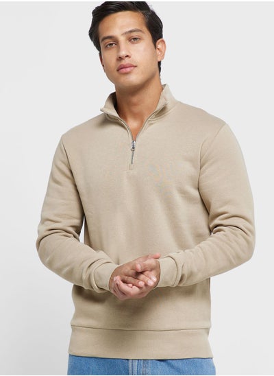 Buy Half Zippered Sweatshirt in UAE