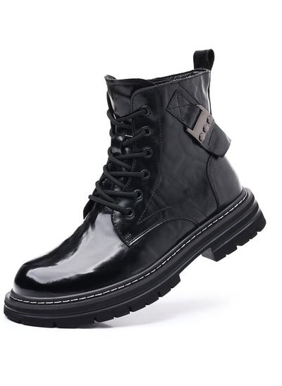 اشتري New Men's Casual Leather Boots في السعودية