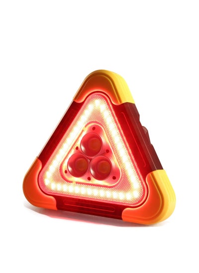 Buy Safety Triangle Multifunctional Emergency Triangles Lights, LED Solar Rechargeable Car Warning Triangles, Road Triangles, Reflective Triangles, Truck Triangles for Vehicle Breakdowns in UAE