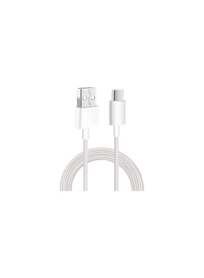 Buy Android Type C YOA USB 2.0 to Type C Cable, Compatible with Samsung, OPPO & All Type C Devices White in Egypt