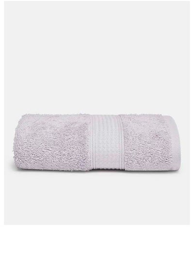 اشتري Feather Touch Bath Towel 550 GSM 100% Cotton Terry 70x140 cm -Luxury Feel Super Absorbent Quick Dry Purple في الامارات