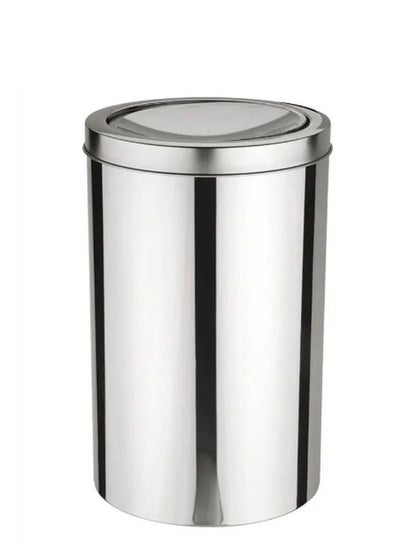 Buy EKO  Stainless Steel  Trash Bin with Swing Top in UAE