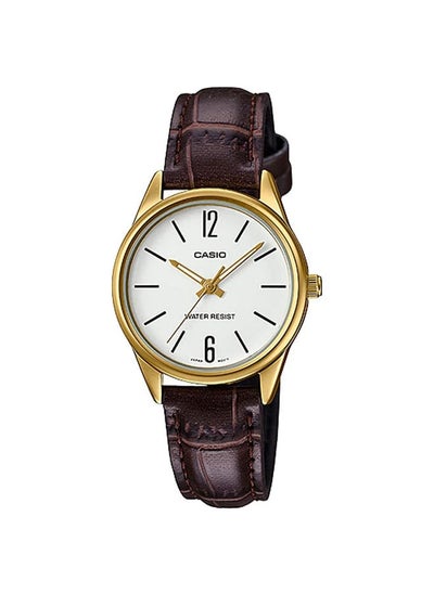 Buy Leather Analog Watch LTP-V005GL-7BUDF in Egypt