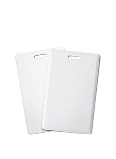 Buy RFID 125KHz Writable Rewrite T5577 Proximity Access White 1.9mm Thick Card White 400  pieces in UAE