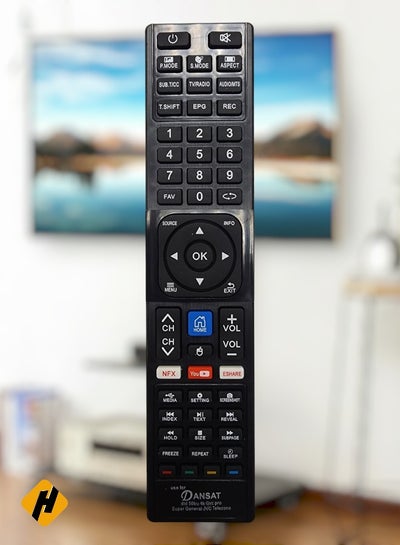 Buy Universal Remote Control For Dansat Gvc Pro Super General JVC Telezone dtd 50bu Remote Control in Saudi Arabia