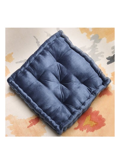 Buy Ambrosia Floor Cushion, Blue - 50x50 cm in UAE