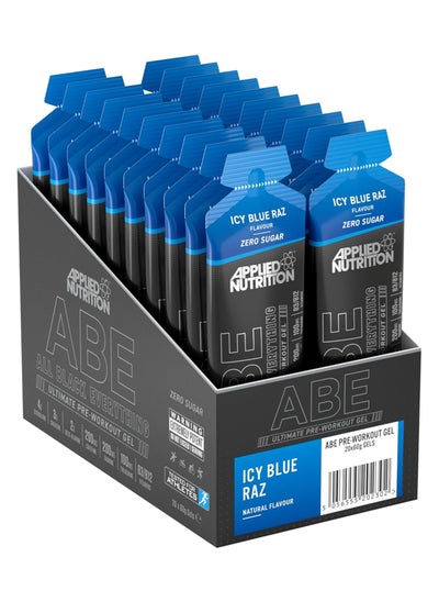 Buy ABE Ultimate Pre Workout Gel - Ice Blue Raz - (Box of 20) in Saudi Arabia