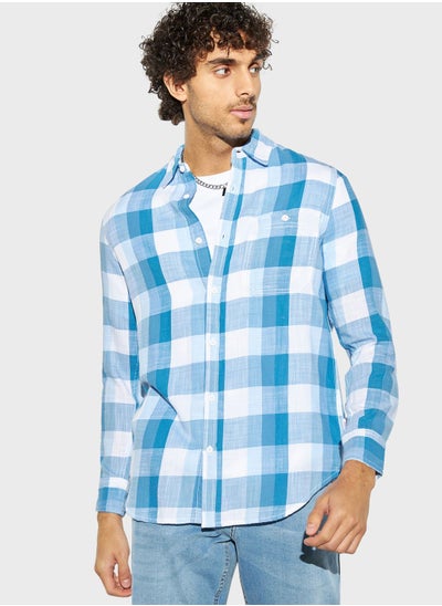 Buy Checked Regular Fit Shirt in UAE