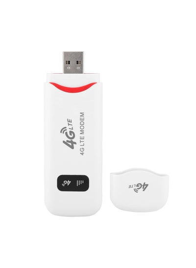اشتري مودم واي فاي USB 4G LTE، راوتر واي فاي متنقل بسرعة 100 ميجا بت في الثانية، نقطة اتصال للشبكة، مودم واي فاي 3G 4G، جهاز توجيه، عصا مودم تدعم مرحاض، التوصيل والتشغيل، يدعم توسيع بطاقة ذاكرة TF سعة 32 جي في السعودية