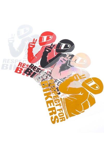 Buy 5 Pack Vinyl Car Decal Stickers - Respect for Bikers in Saudi Arabia