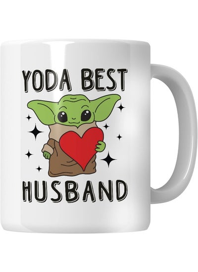 Buy Funny Quote "Yoda Best Husband" | Perfect Gifting By Spoil Your Wall | 11oz White in UAE