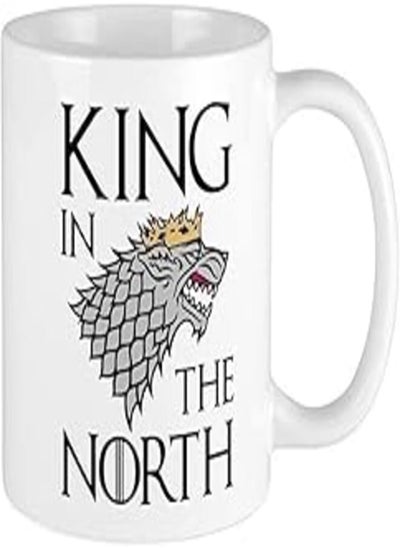 اشتري Ceramic Mug King IN The North - print_6899 في مصر