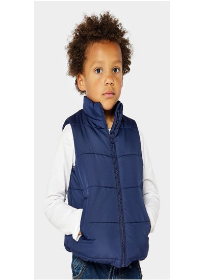 Buy Navy Quilted Gilet in Saudi Arabia