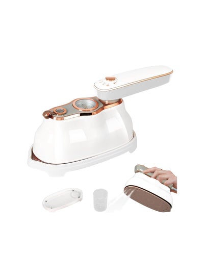 Buy Mini Steam Iron, 180°Rotatable Travel Garment Steamer, 1200w Steamer Iron for Clothes, with Temperature Indicator, Ironing & Steaming 2 In 1, Portable Mini Handheld Garment Steamer for Clothes in UAE
