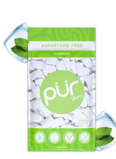 Buy Aspartame and sugar free coolmint 55 pieces in UAE