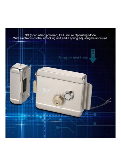 Buy Smart Electric Door Lock Silver in Saudi Arabia