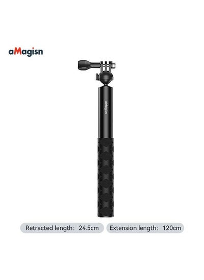 Buy aMagisn 120cm Ball - Head Selfie Stick with Three - Claw Design - Extensible Accessory for DJI/GoPro/Insta360 Action Cameras in UAE