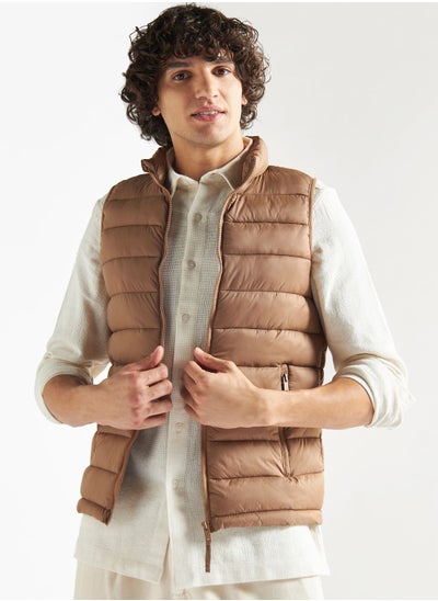 Buy Quilted Zip Through Bomber Jacket in Saudi Arabia