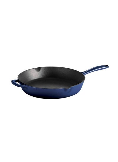 اشتري Skillet Enameled Cast Iron 12 Inch Gradated Cobalt 80131 066Ds في الامارات