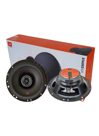 Buy JBL STAGE2 624 6 Inch Two Way Coaxial Car Speaker With Grids in UAE