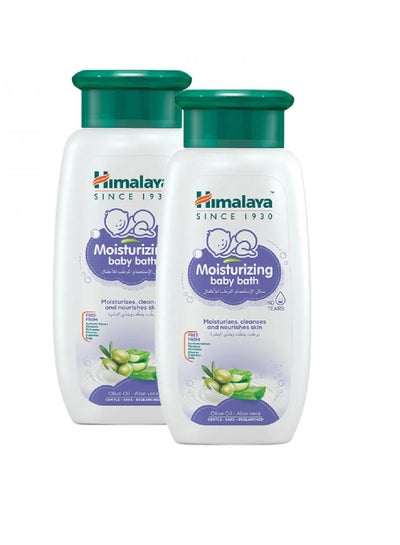 Buy Himalaya Baby Moisturizing Bath Gel Set 400ml +400ml in Saudi Arabia