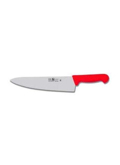 Buy Stainless Steel Chef's Knife, Wide Blade Yellow 30 cm , Portugal in UAE