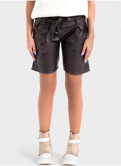 اشتري Leather Short with Belt في مصر