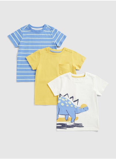 Buy Kids 3 Pack Assorted T-Shirts in UAE