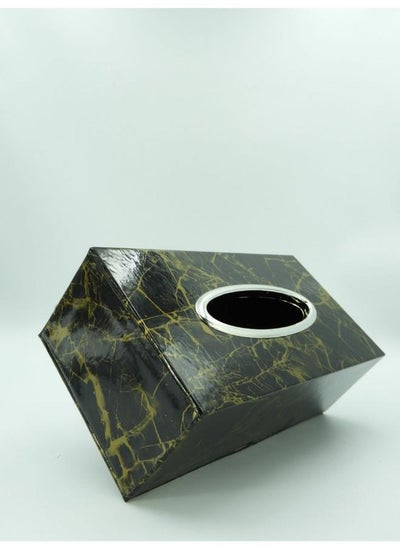 Buy Durable Elegant & Stylish Tissue Box Holder Multicolor 23.5x12.5x9cm in UAE