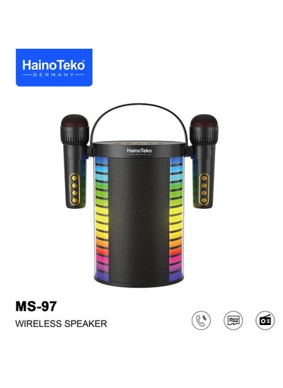 اشتري Haino teko MS-97 wireless speaker with wireless mic في الامارات