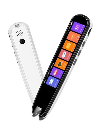 اشتري Translation Pen Scan Reader Text to Speech Device Language Translator Device Support 134 Languages OCR Digital Reader Pen, Photo and Text & Voice Translation Device, Reading Pen (WHITE). في الامارات