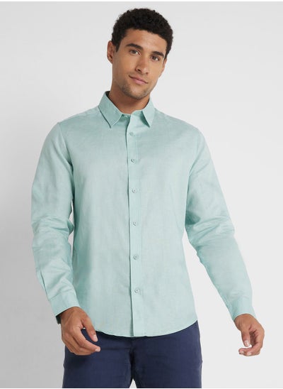 Buy Long Sleeve Linen Shirt in UAE