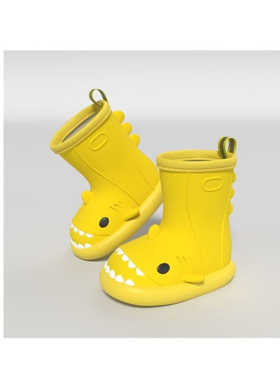 اشتري Cute Shark Summer Non-Slip Rubber Shoes Cute Family Waterproof Boots For Women في الامارات