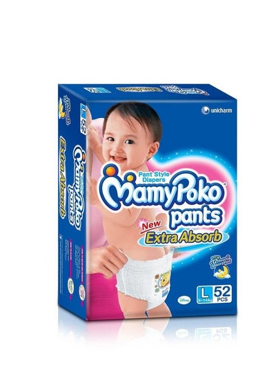 Buy Mamy Poko Pant Large Size Pants (52 Count) in UAE