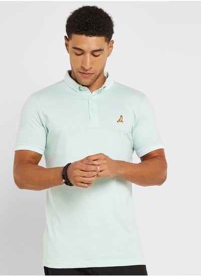 Buy Mens Ss Jersey Polo With Split Hem Side in UAE