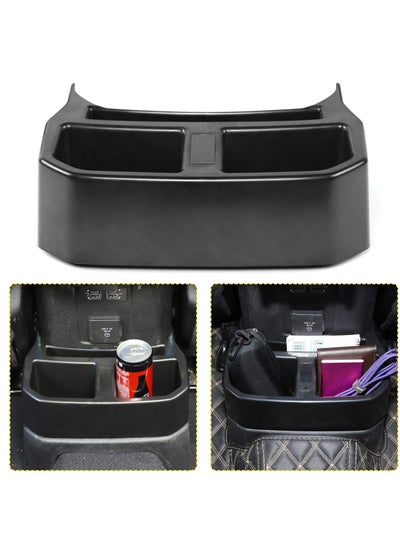 Buy Rear Cup Holder Floor Console Mounted Drink Holder Rear Seat Storage Organizer Interior Accessories Compatible with Jeep Wrangler 2018-2023 JL Unlimited in Saudi Arabia