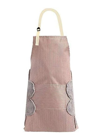 Buy Kitchen Apron Waterproof Apron Cooking Cleaning Apron for Women Men With Attached Towel Apron in UAE