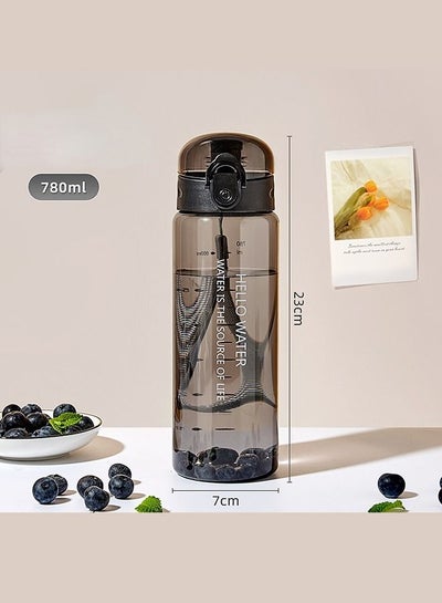 Sports Water Bottle 780ml with Leak Proof Flip Top Lid BPA Free ...