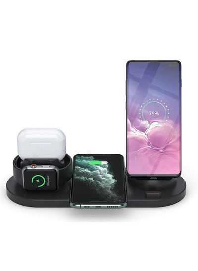 Buy 15W 6-in-1 Multifunctional Wireless Charger in Saudi Arabia