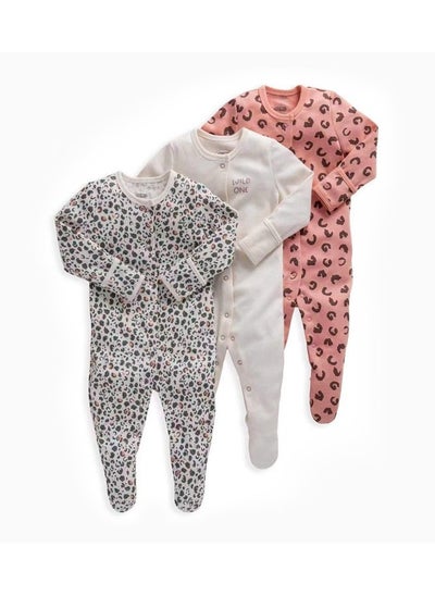 Buy Cotton Newborn Bodysuit Baby Clothes Three-piece Set in UAE