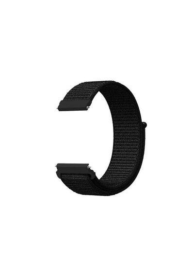 اشتري Replacement Nylon Nato Strap 20mm For  Amazfit GTS 4/GTS 4 Mini/GTS 3 - Black في مصر