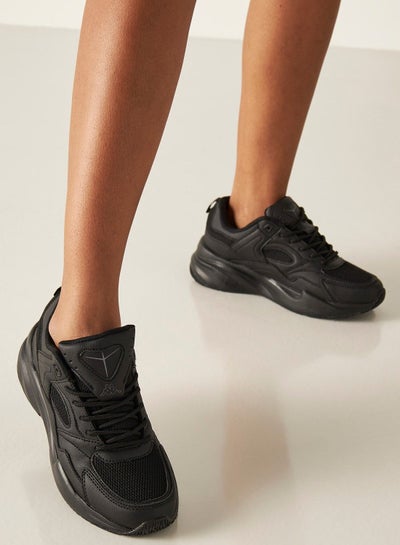 Buy Women's Sports Shoes with Lace-Up Closure Black in Saudi Arabia